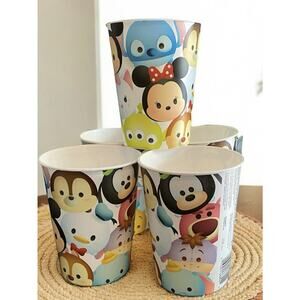 Tsum Tsum 2ct Plastic Re-Usable 16oz Party Cups Birthday Everyday BPA Free